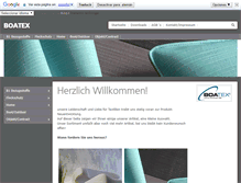 Tablet Screenshot of boatex.de